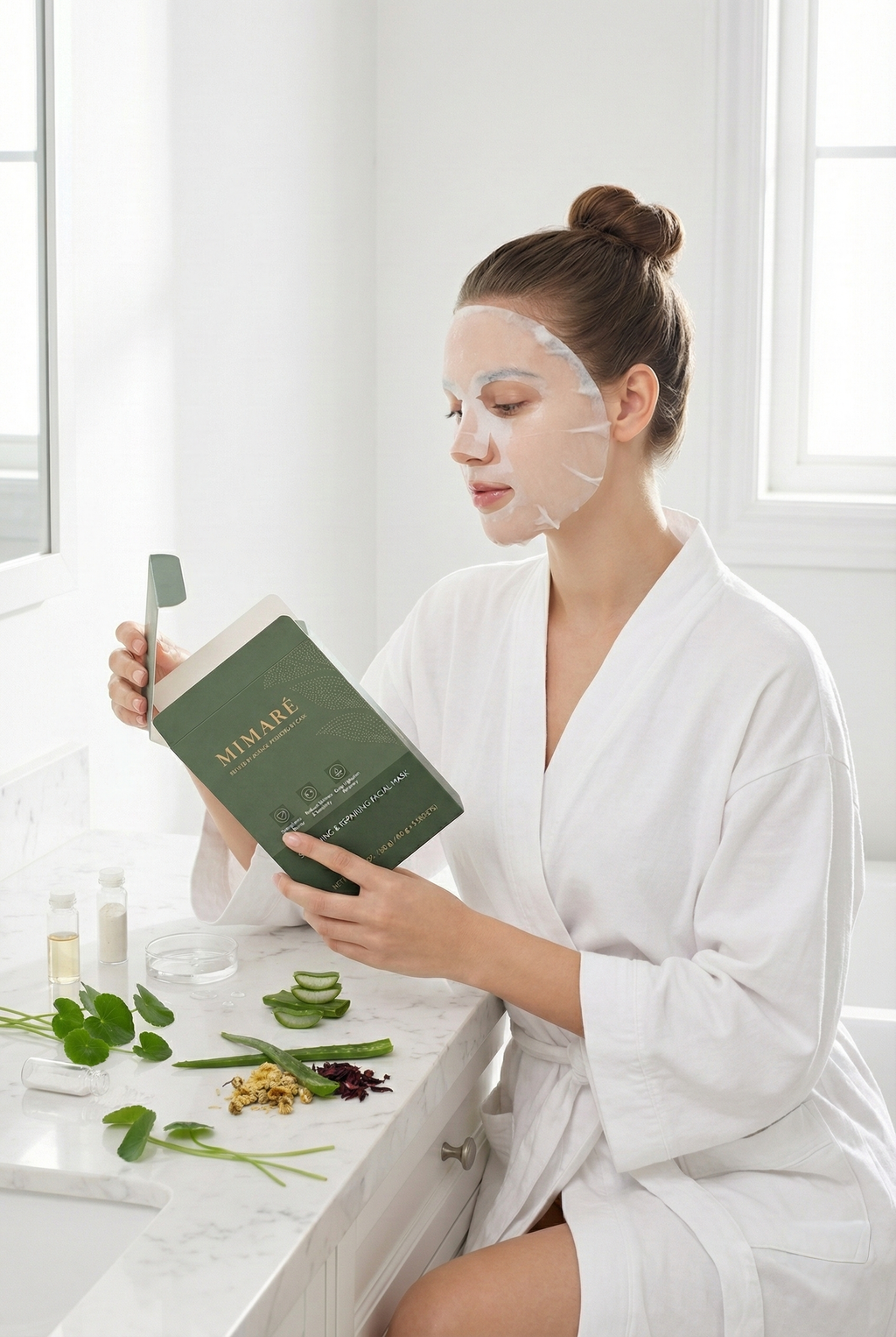 MIMARÉ Soothing & Repairing Recovery Mask (5-Pack)